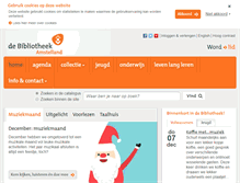 Tablet Screenshot of amstelland-bibliotheken.nl